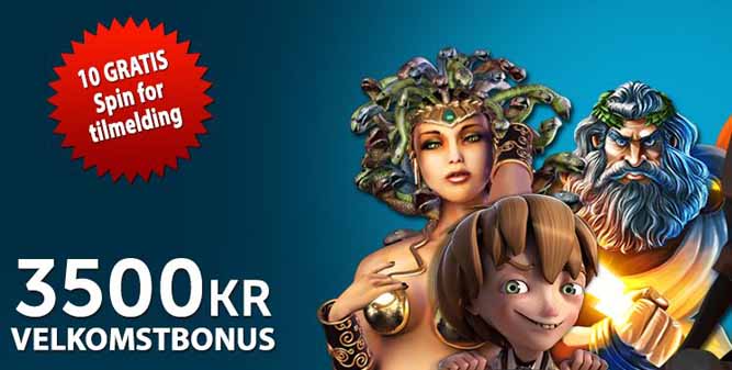 10 gratis SPINS og forbedret bonus
