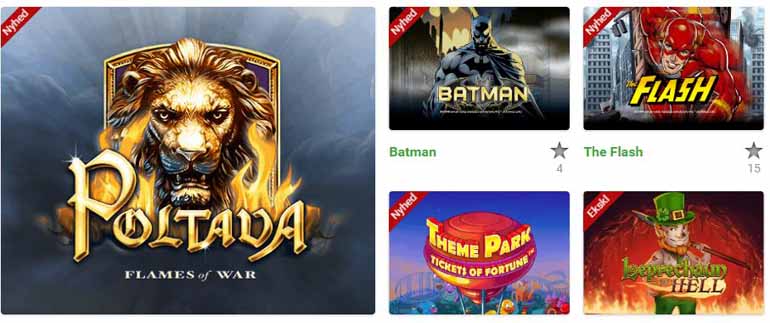 Superheltene er landet på Unibet - suveræne spilleautomater