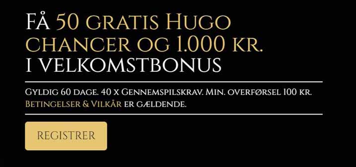 50 gratis spins på spritnyt dansk casino