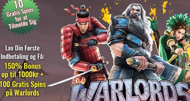 Gratis spins på Warlords - nyeste skud fra NetEnt
