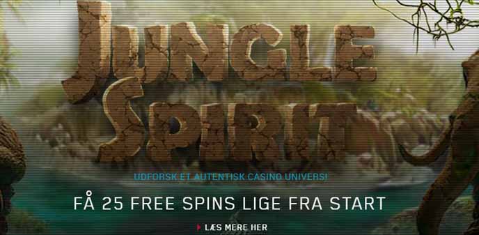 25 gratis spins til alle på Jungle Spirit