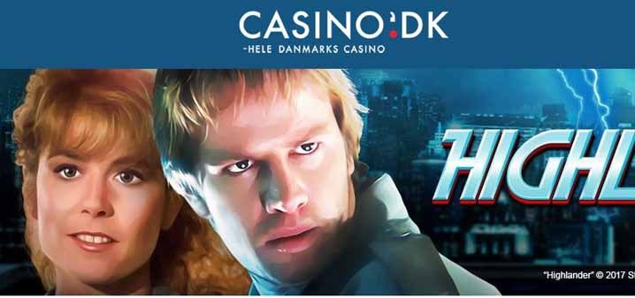 Highlander spilleutomaten er landet på Casino.dk