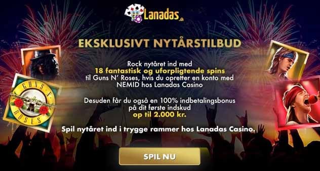 18 eksklusive nytårs spins fra Lanadas