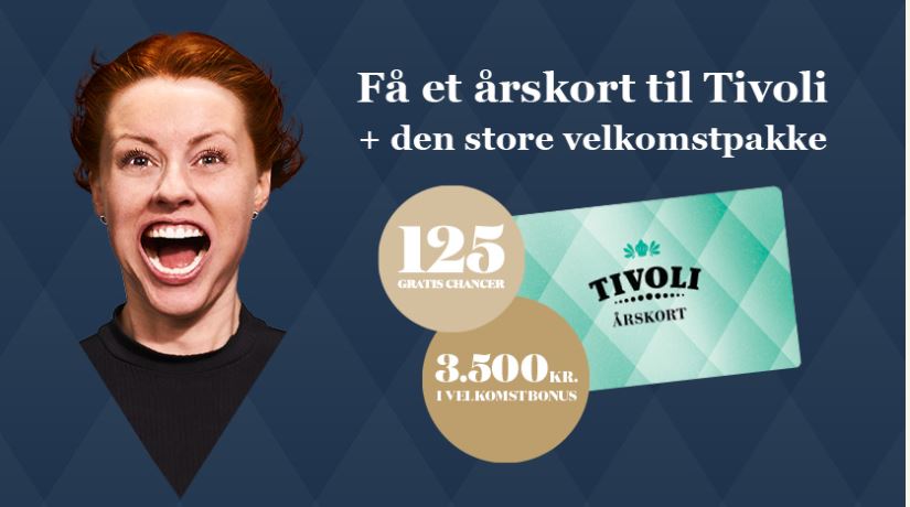Få et gratis årskort til Tivoli i København ganske gratis