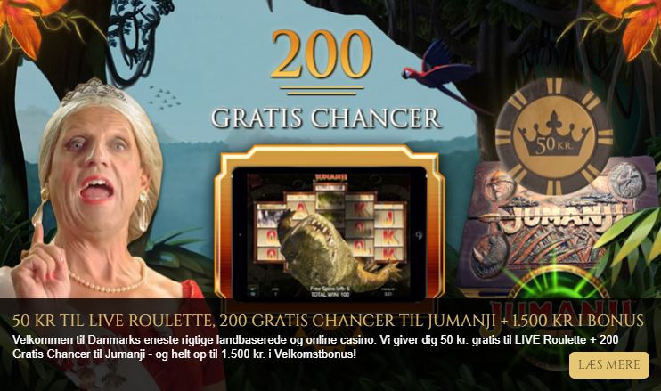 Spil Roulette fra din stue med 50 kroner gratis