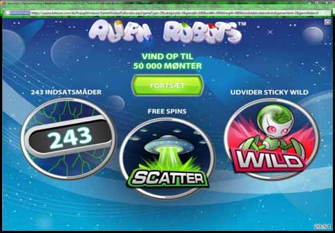 Alien Robots er en ny spilleautomat fra Betsafe