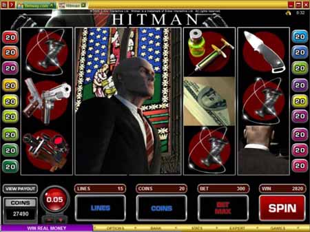 Hitman - spilleautomat anmeldelse