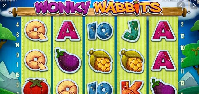 Wonky Wabbits fra Nordicbet