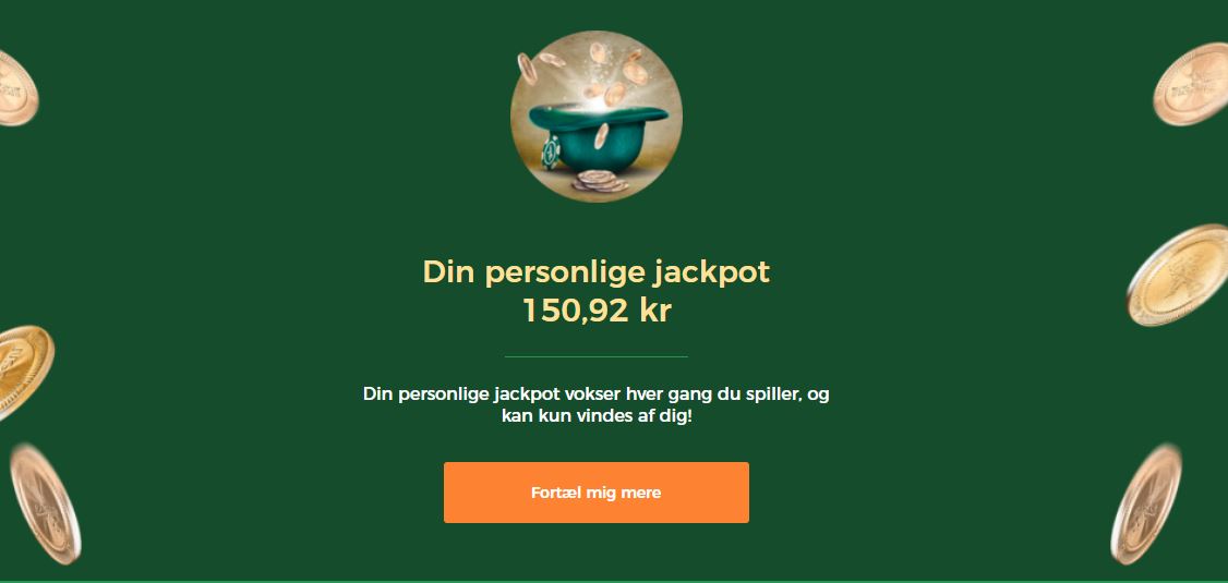 Unikt tiltag: Vind din egen personlige Jackpot + 50 CASH Free spins