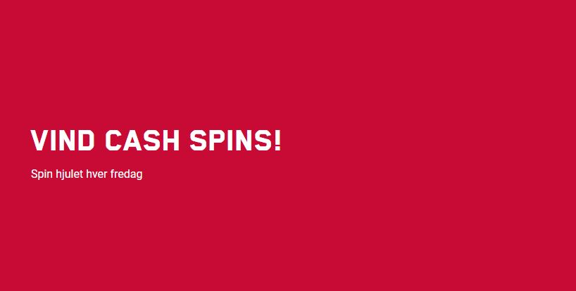 Daglige eller ugentlige CASH Free spins til alle - se komplet liste her!