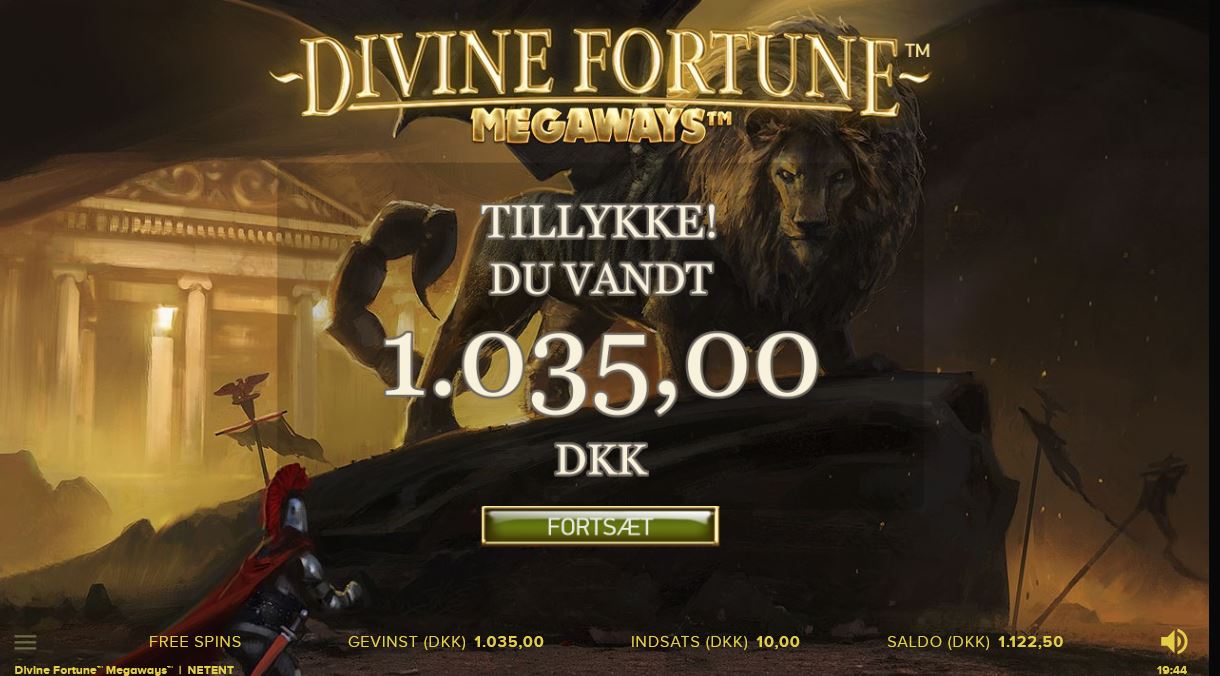 Heldig aften: 5 gratis spins blev til ikke mindre end 1.128 kroner på kontoen
