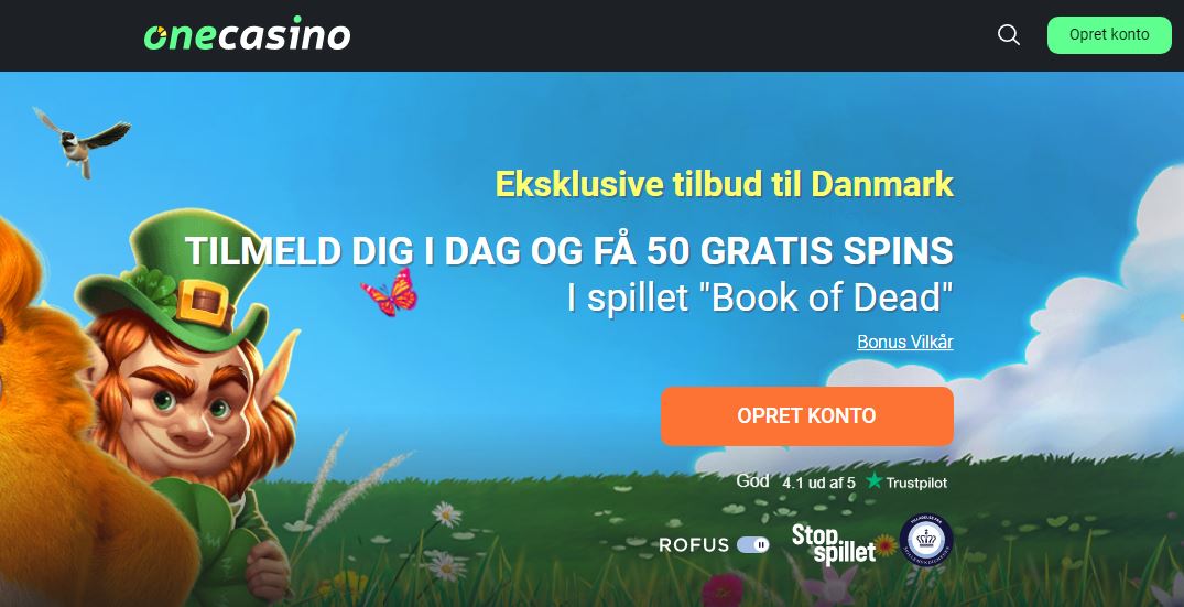 One Casino - 50 spins anmeldelse