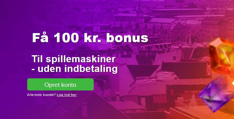 Kæmpe Jackpot gevinst og 100 kroner i bonus