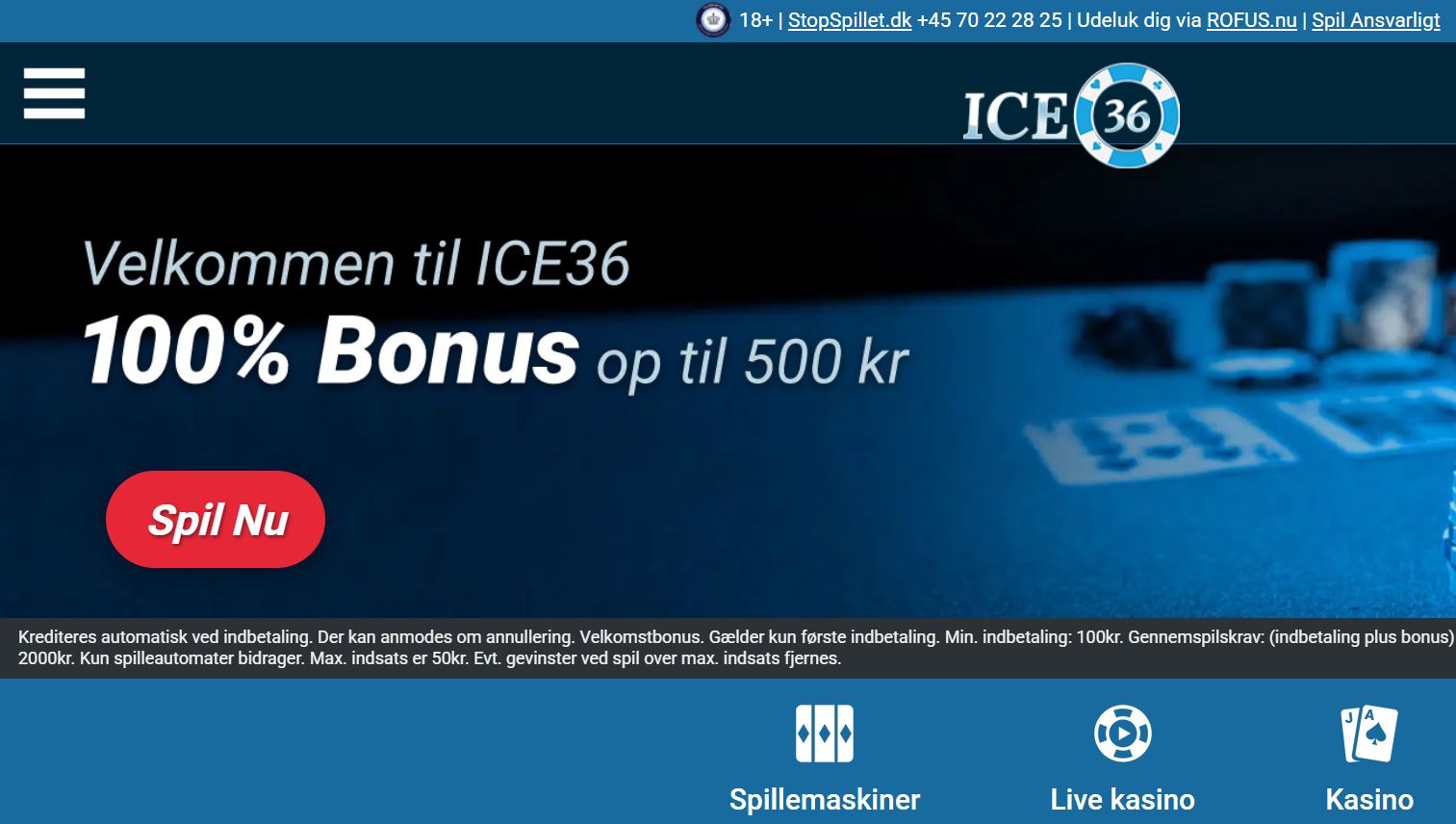 ICE36 med solid bonus