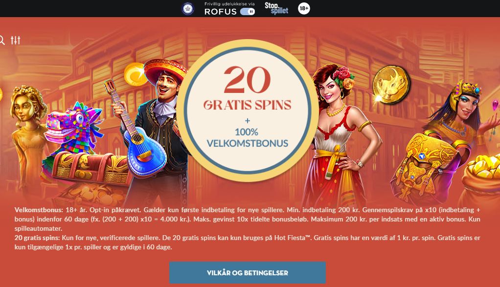 Nyt casino: Gratis spins, bonus og masser af spil