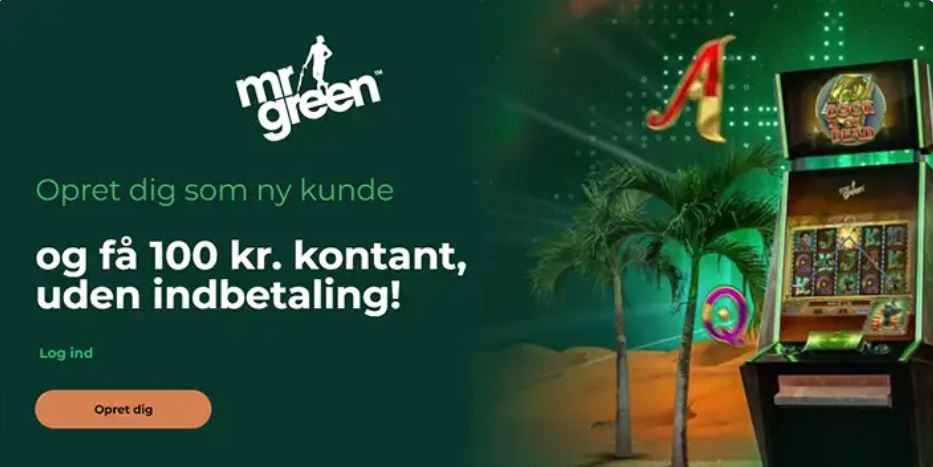 MrGreen - 100 kroner gratis anmeldelse