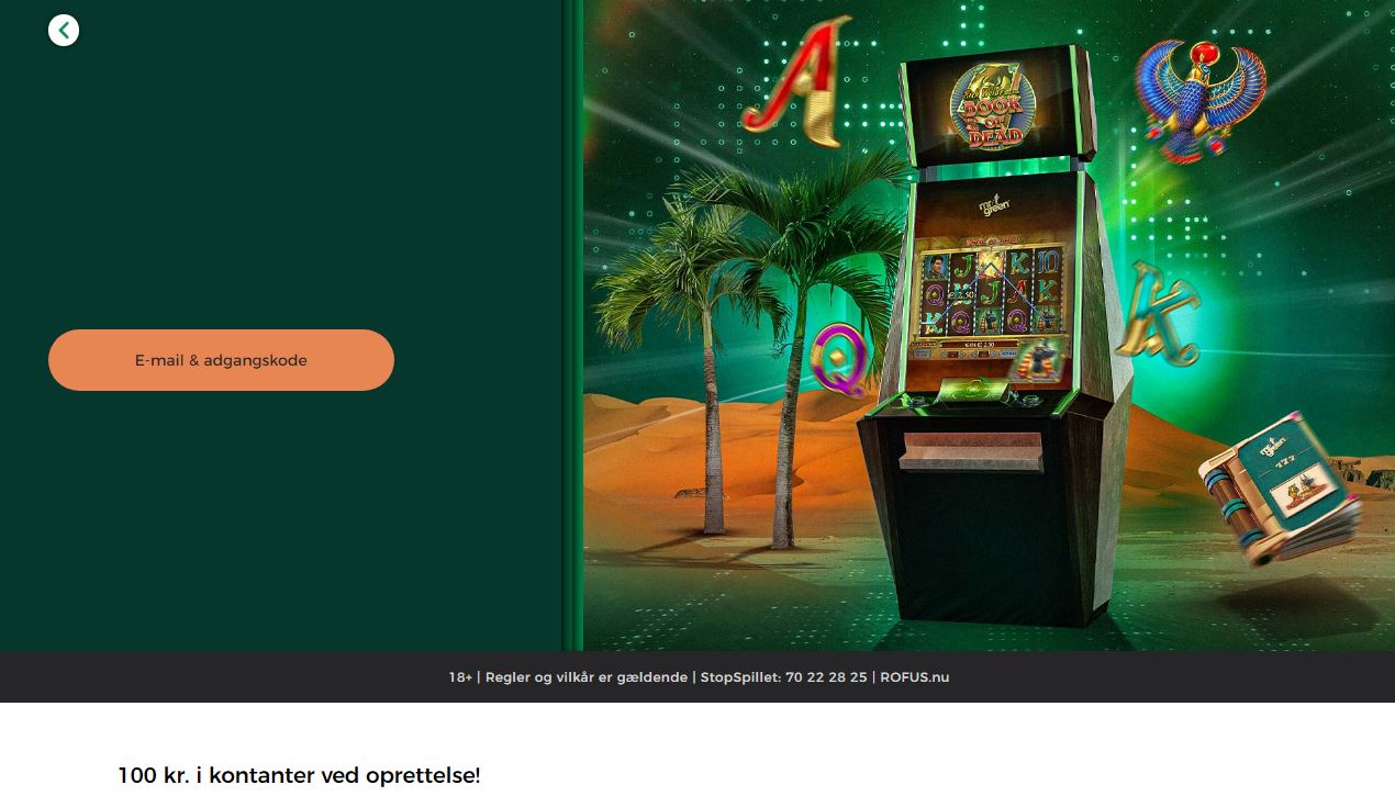 Gratis penge fra godkendte online casinoer