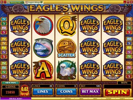 Eagles Wings fra Betway - snup en 10.000 bonus