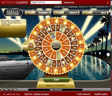 Mega Fortune på 57.000.000,- + status