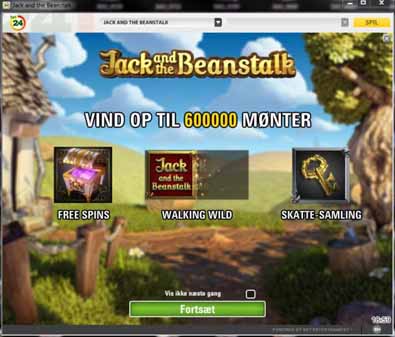 Jack and the Beanstalk - nu på Betsafe og Casino.dk