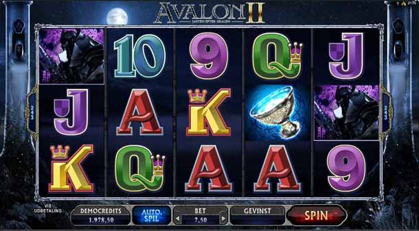 Avalon ll - latterlig lækker spilleautomat