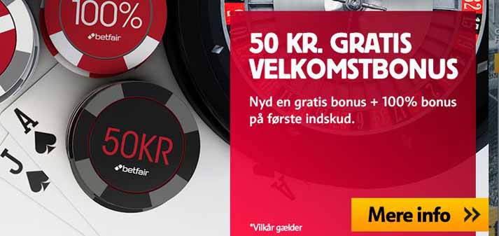 Nyt casino på CasinoBasen - 50,- gratis