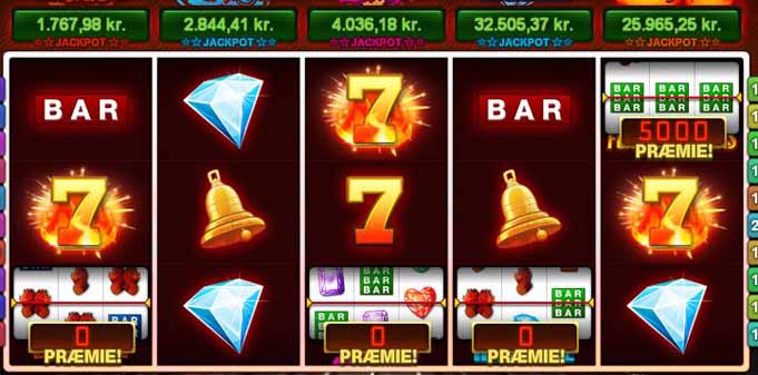 Flaming Sevens er en skøn spilleautomat