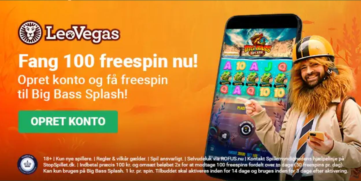 LeoVegas - 50 CASH Free spins