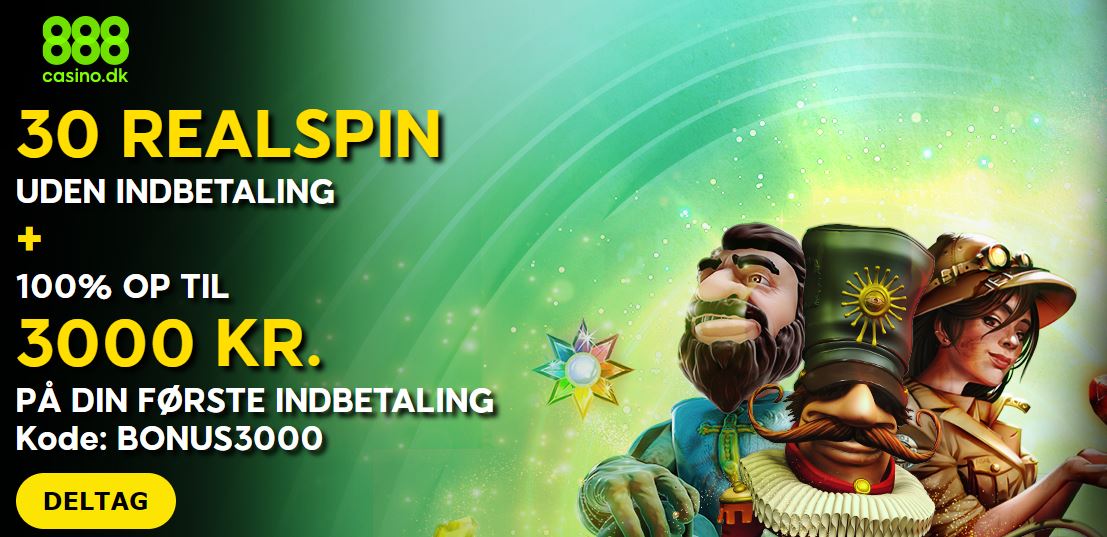 888 Casino - 30 Realspins