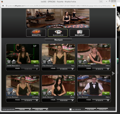 Live Casino Blackjack